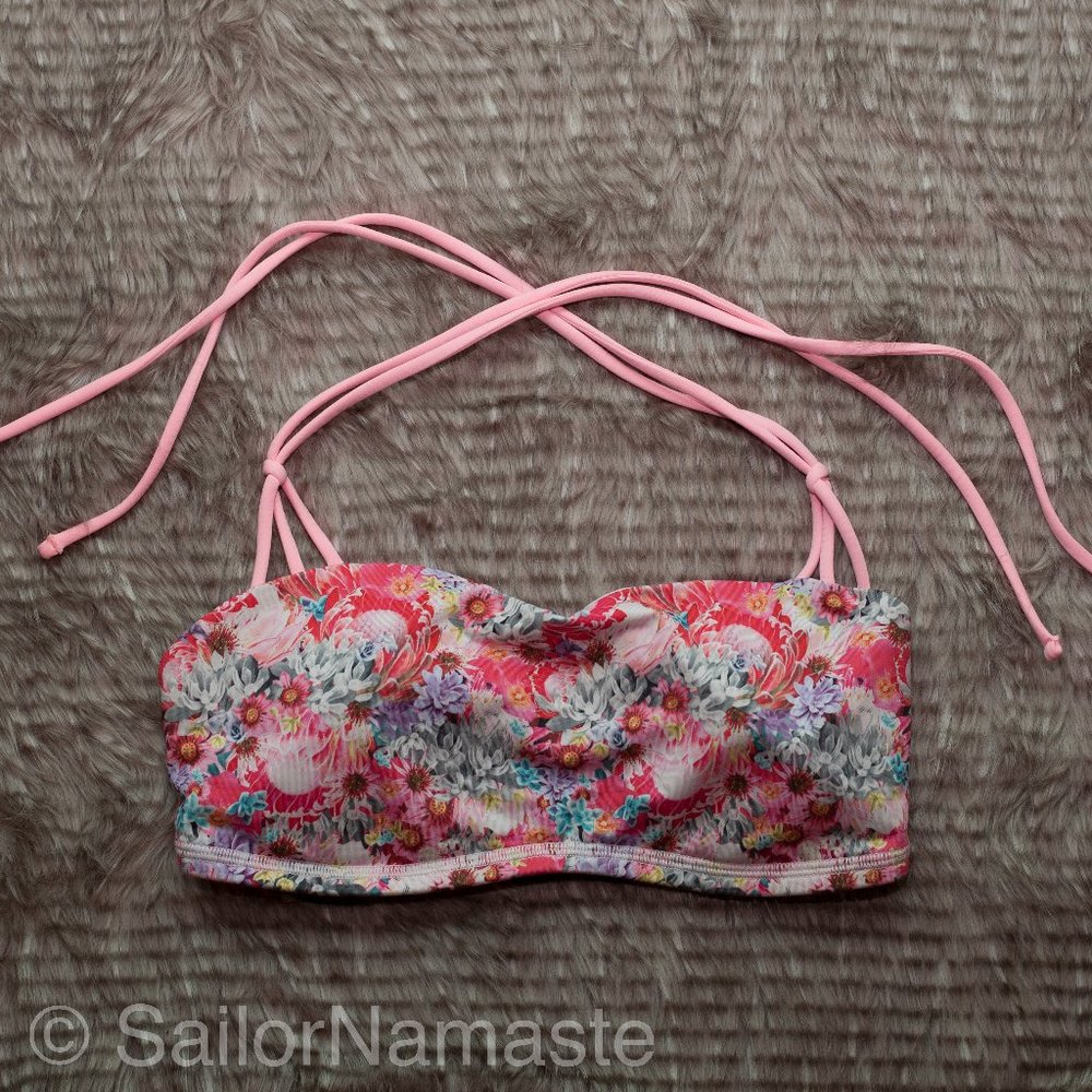 Lululemon Alight Bra Flowabunga/Bleached Coral 8